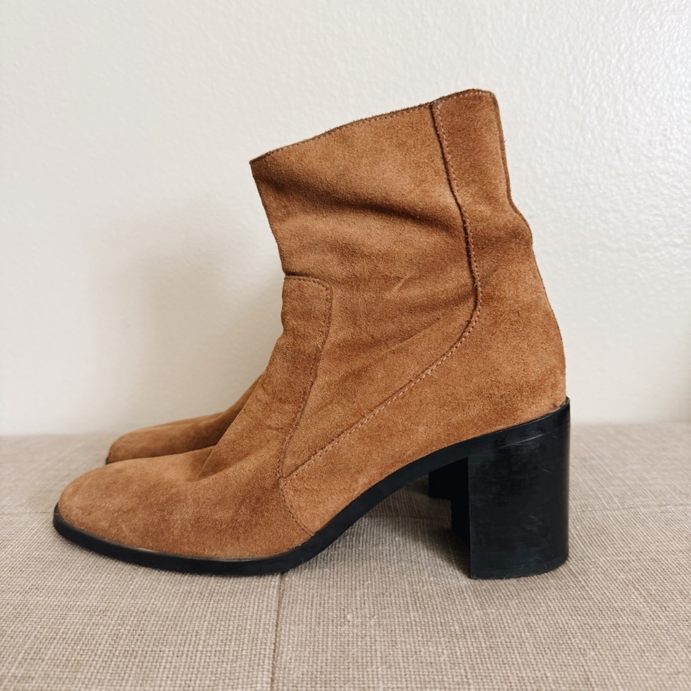 Zara Suede Ankle Boots 🤎